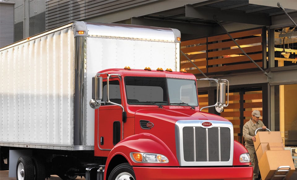Peterbilt box truck